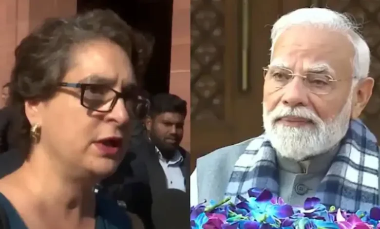 Congress general secretary Priyanka Gandhi Vadra on Monday hit back at Prime Minister Narendra Modi.