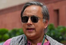 Congress MP Shashi Tharoor was absent from a meeting of the party’s Lok Sabha MPs chaired by Rahul Gandhi on Friday.