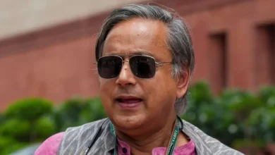 Congress MP Shashi Tharoor was absent from a meeting of the party’s Lok Sabha MPs chaired by Rahul Gandhi on Friday.