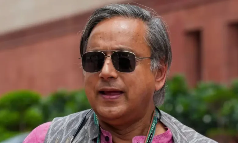 Congress MP Shashi Tharoor was absent from a meeting of the party’s Lok Sabha MPs chaired by Rahul Gandhi on Friday.