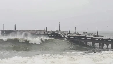 The cyclone is expected to continue moving along and off the Tamil Nadu-Puducherry coastline