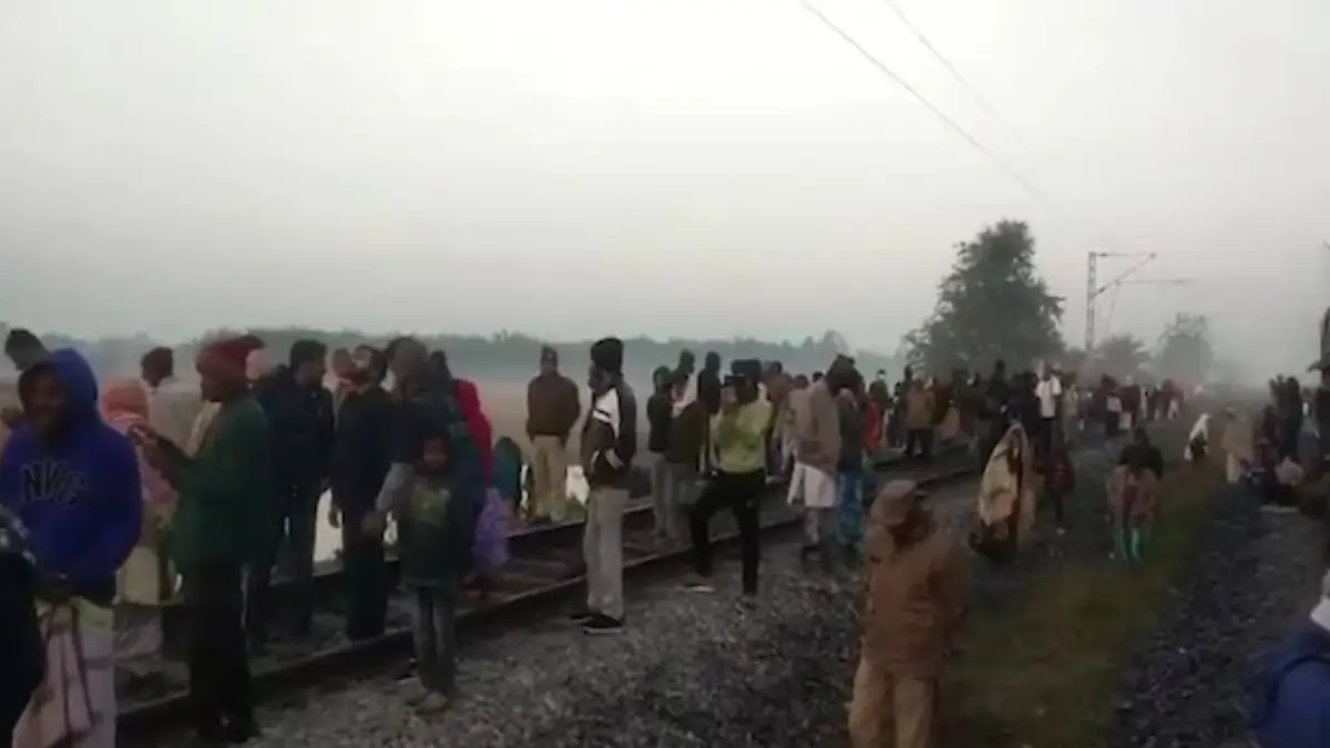 An incident of a train accident occurred in Assam's Hojai district in the wee hours of Saturday.