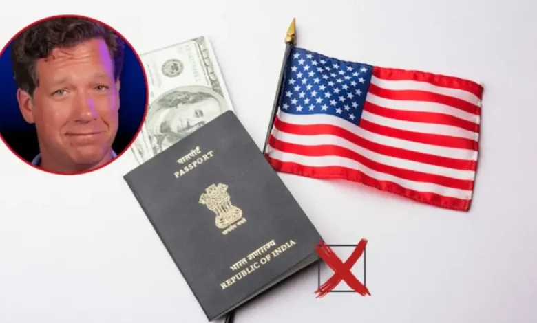 Mark Mitchell, the CEO of Rasmussen Reports—one of America's top polling companies—has taken his attacks against H-1B visas to an all new level.