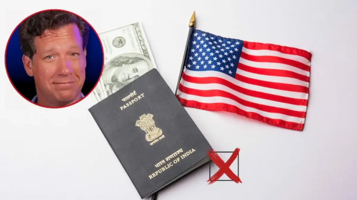 Mark Mitchell, the CEO of Rasmussen Reports—one of America's top polling companies—has taken his attacks against H-1B visas to an all new level.