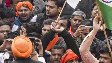 A massive protest by members of the Vishva Hindu Parishad (VHP) and other Hindu organisations.