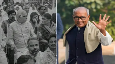 Digvijaya Singh's Old PM Modi Photo Sparks BJP-Congress Row; Veteran Leader Praises RSS-BJP Organizational Model