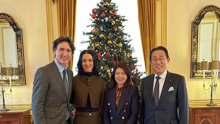 Justin Trudeau and Katy Perry Make It Official in Tokyo Surprise