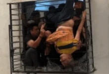 Man Falls From 10th Floor, Gets Stuck Headfirst On 8th Floor Grille; Elderly Man Rescued After One-Hour Operation In Surat