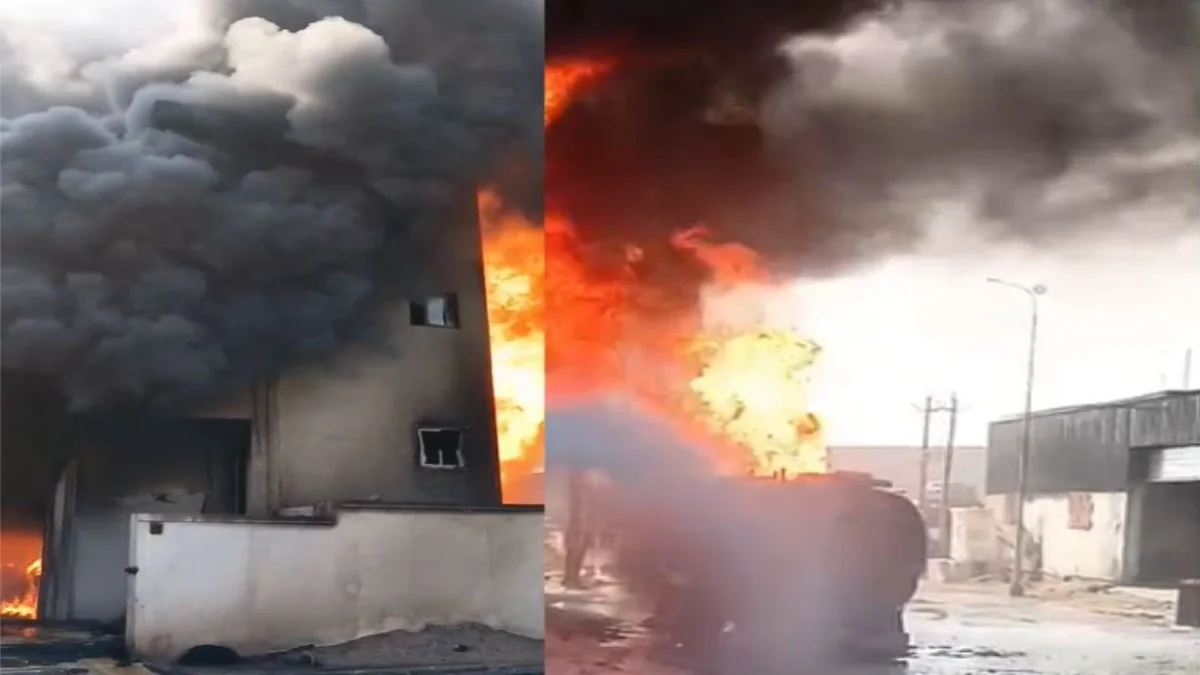 Massive Fire Erupts at Chemical Factory in Surat's Palsana, Fortunately No Casualties Reported