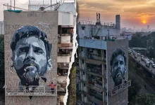 Messi Graffiti Unveiled in Mumbai Ahead of GOAT India Tour 2025 | VIDEO