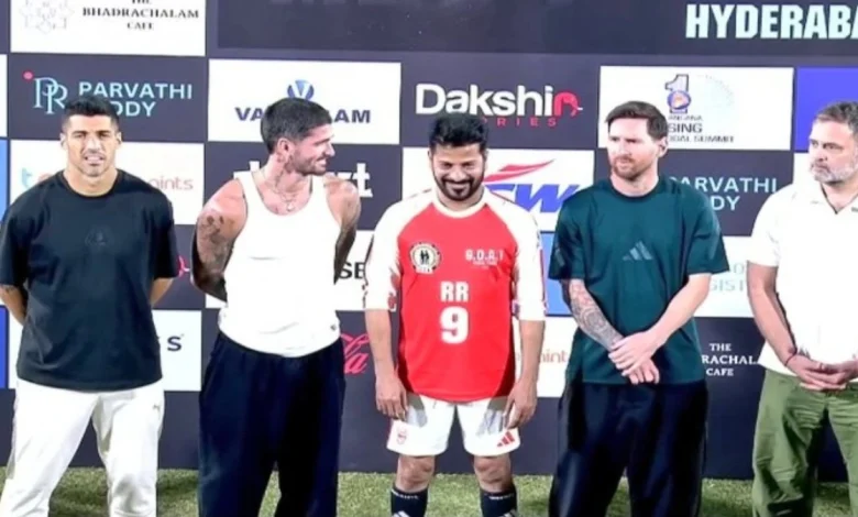 Rahul Gandhi Meets Lionel Messi in Hyderabad, Receives Signed Jersey from Football Icon