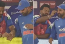 Rohit Sharma makes a wish after Rishabh Pant spots fallen eyelash - WATCH