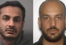 Arsalan Chaudhary (L) was arrested on Monday, while Simran Preet Panesar is believed to be in India