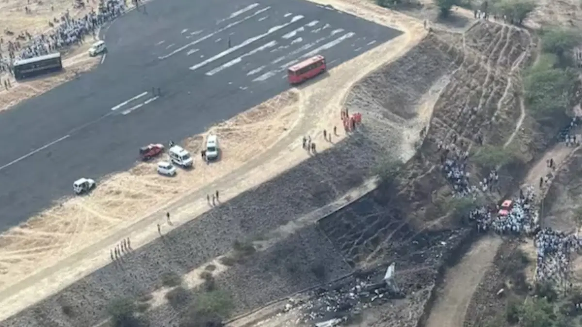 The death of Maharashtra Deputy Chief Minister Ajit Pawar in a Learjet crash at Baramati Airport on Wednesday.