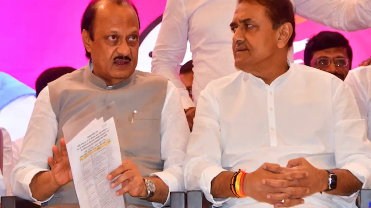 Leaders of the Nationalist Congress Party (NCP) on Friday met Maharashtra Chief Minister Devendra Fadnavis and staked claim to the portfolios held by party chief and Deputy Chief Minister Ajit Pawar.