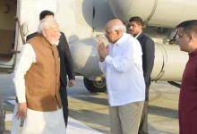 PM Narendra Modi arrived at the iconic Somnath Temple in Gujarat on Saturday to take part in the Somnath Swabhiman Parv.
