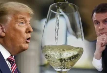 US President Donald Trump vowed to impose a 200 percent tariff on French wines.