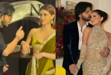 Veer Pahariya arrives solo at Nupur Sanon-Stebin Ben's reception as Tara Sutaria breakup rumours intensify