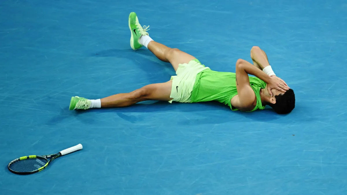Alcaraz Survives Injury Scare and Five-Hour Epic To Reach First Australian Open Final After Historic Win Over Zverev
