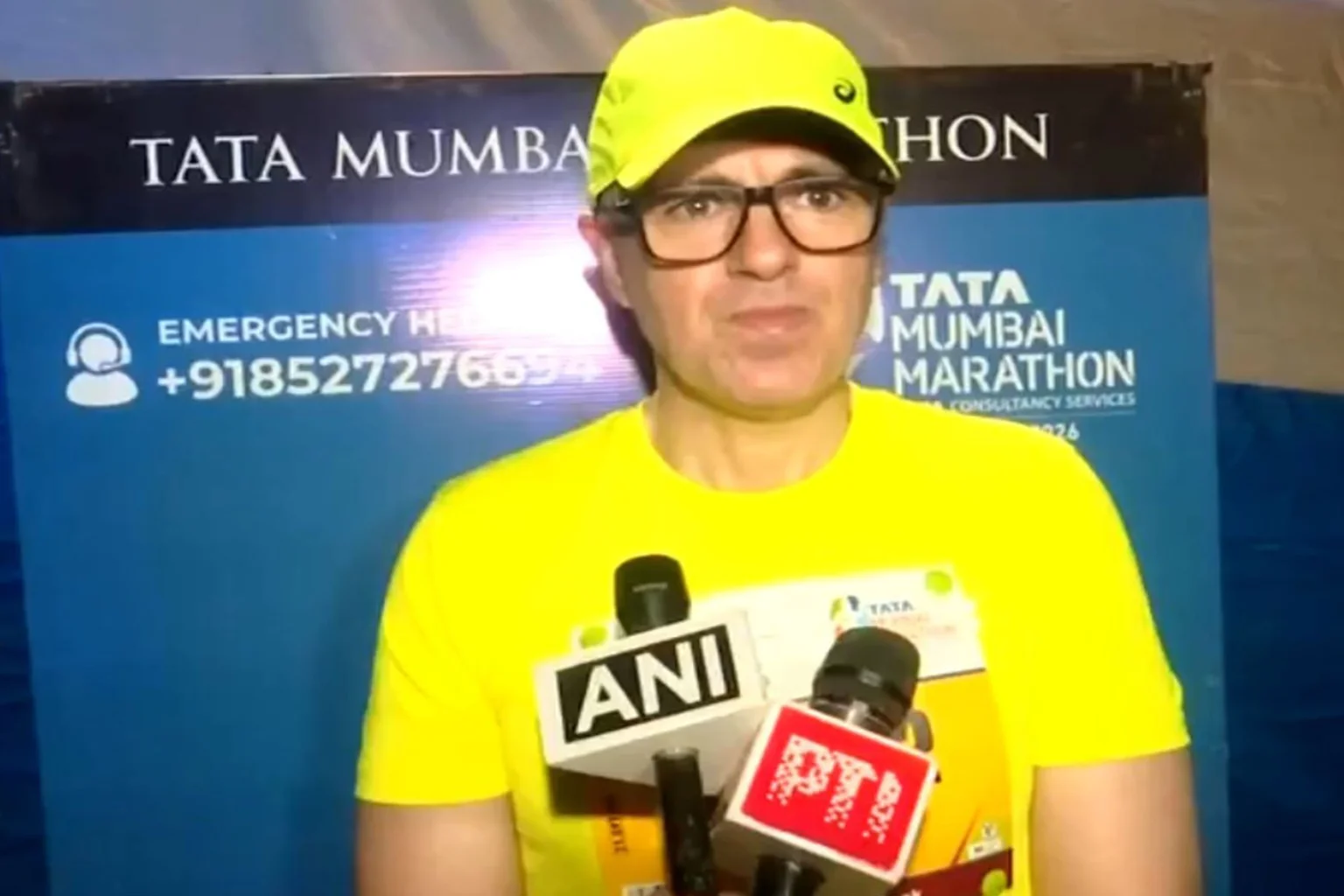 'Avoid Spending Too Much Time On Smartphones': J&K CM Omar Abdullah's Health Message At Tata Mumbai Marathon 2026 Goes Viral