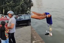 Foreign Tourist Films Man Dumping Garbage Into Arabian Sea at Mumbai's Gateway of India, Video Goes Viral