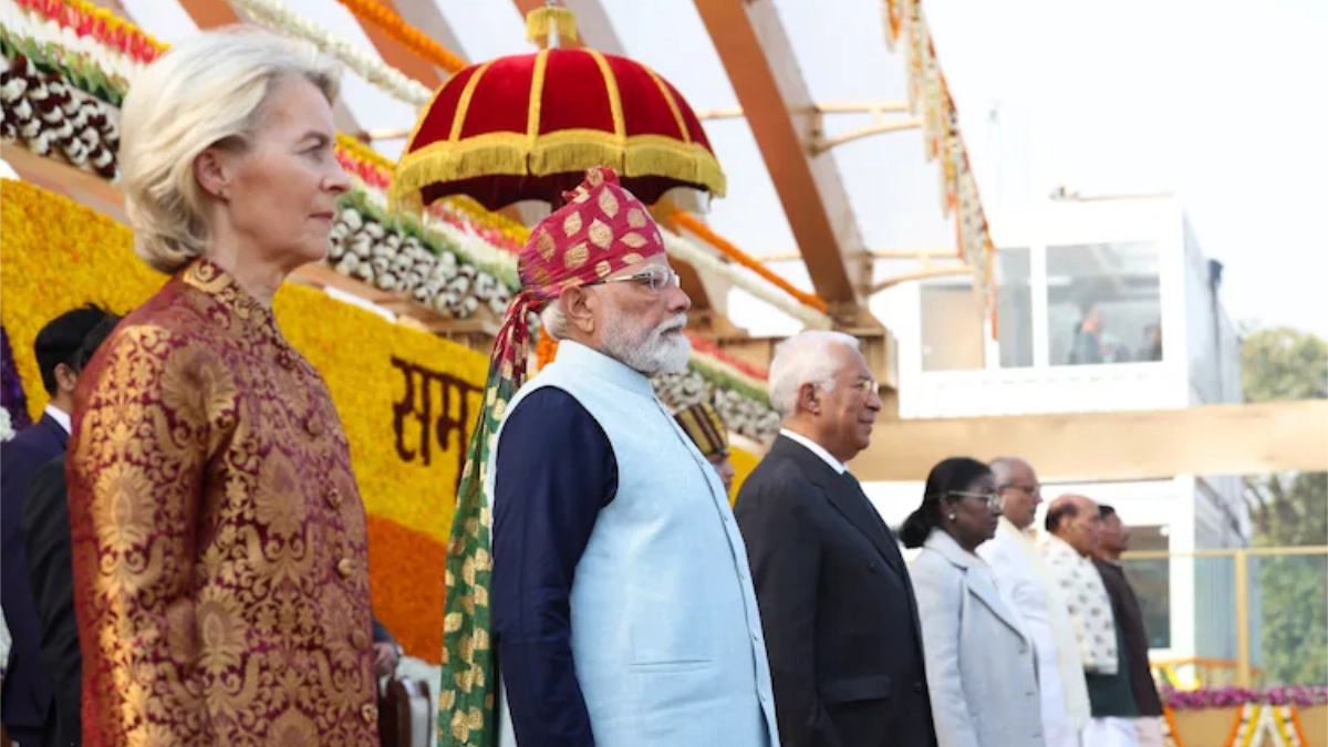 Glimpses of 77th Republic Day Parade At Kartavya Path, Praises Armed Forces, Culture And India-EU Ties