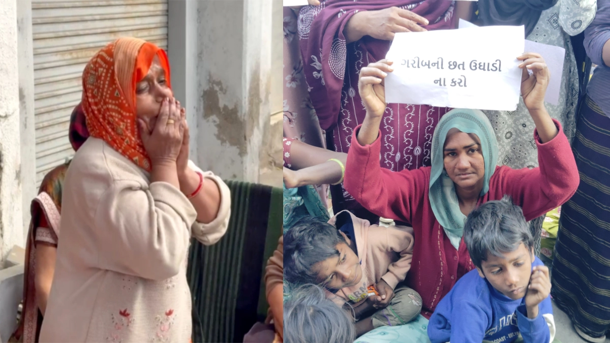 Man Commits Suicide After First Notice': 15,000 Families Facing Demolition in Rajkot's Jungleshwar Pour Their Hearts Out at Collector's Office