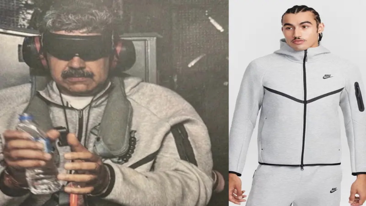 Nicolas Maduro's Grey Nike Tracksuit Sold Out Globally After Viral Arrest Photo Sparks Shopping Frenzy