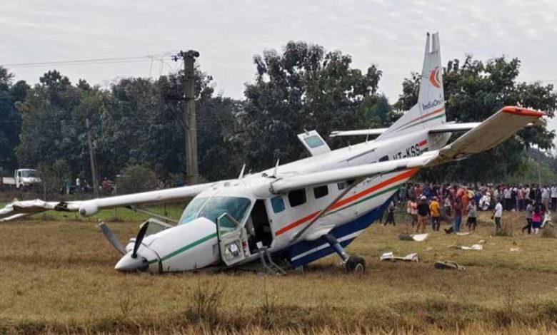 Odisha Plane Crash: 9-Seater IndiaOne Air Flight Down Near Rourkela, Pilot and 6 Passengers Hurt