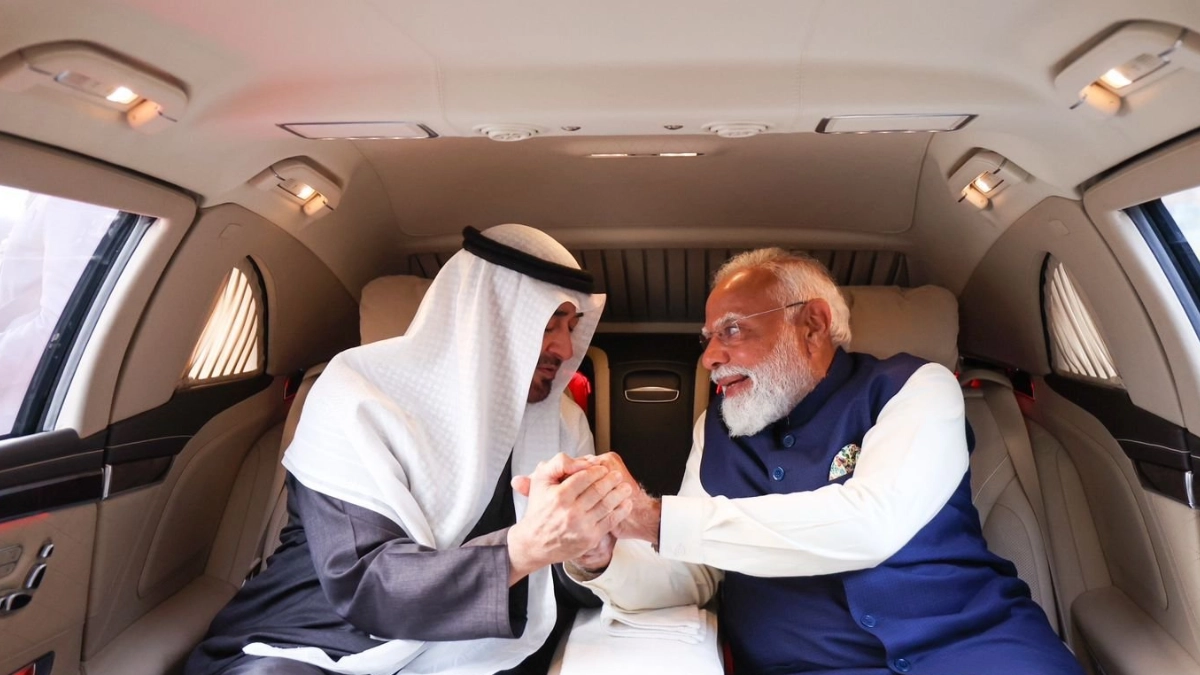 Pm Modi And UAE President Seal Strategic Defence Pact And Set $200 Billion Trade Target During Whirlwind 3-hr Delhi Visit