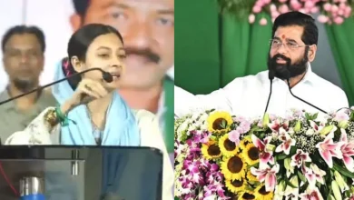 'Thane Is Saffron and Will Stay That Way': Deputy CM Eknath Shinde Responds to AIMIM's Sahar Sheikh Over 'Green Mumbra' Comment