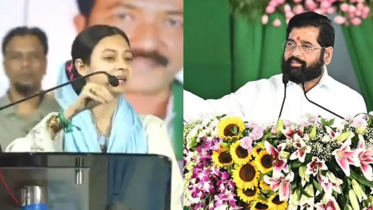 'Thane Is Saffron and Will Stay That Way': Deputy CM Eknath Shinde Responds to AIMIM's Sahar Sheikh Over 'Green Mumbra' Comment