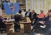 Trump Share New American Map Absorbing Canada And Greenland; Meloni, Macron Pictured In Bold Geopolitical Move