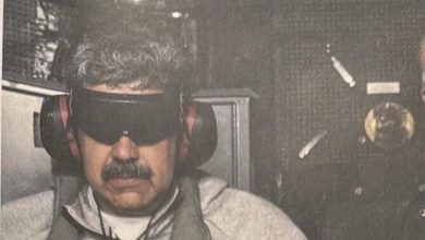 Trump Shares First Image Of Captured Maduro; Venezuela President On Board US Warship - See Pic
