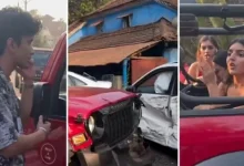 Goa : 'Papa crash ho gaya', Tourist heard on call after Thar rams i20 