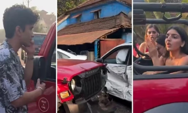 Goa : 'Papa crash ho gaya', Tourist heard on call after Thar rams i20