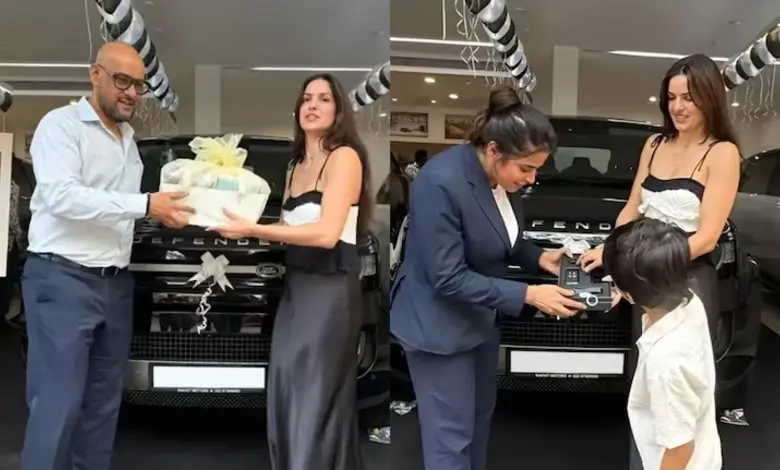 Hardik Pandya Surprises Son And Ex-Wife With Land Rover Defender