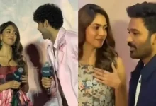 Mrunal Thakur Turns Red as Siddhant Chaturvedi Playfully Teases Her 'Chennai Link' Amid Dhanush Dating Buzz