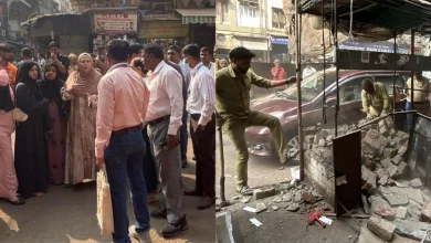BMC Clears Illegal Furniture Shops And Encroachments From Mohammad Ali Road, Frees Footpaths For Pedestrians