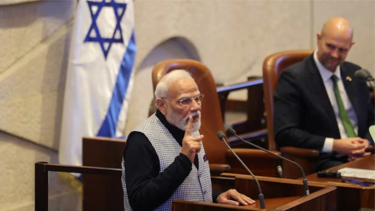 Gaza Peace Initiative Offers Just, Durable Solution to Palestine Issue, Says PM Modi In Address to Israel’s Knesset