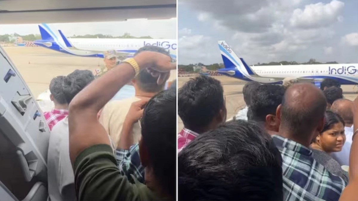 IndiGo Flight 6E1025 Delay: Over 200 Passengers Stuck Inside Aircraft at Chennai Airport For Nearly 5 Hours | VIDEO