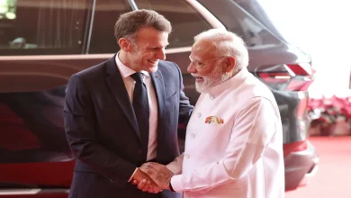 Macron Arrives in Mumbai for Three-Day India Visit; Rafale Expansion, AI and Strategic Deals Top Agenda with PM Modi
