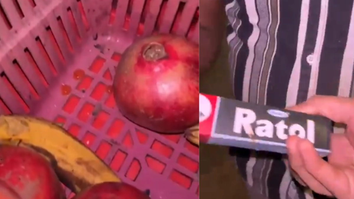 Mumbai Fruit Vendors Arrested After Viral Video Shows Rat Poison Being Applied to Fruits In Malad | VIDEO