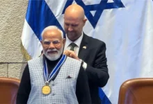 PM Modi Becomes First Indian Prime Minister To Receive 'Speaker Of The Knesset Medal' From Israel's Parliament