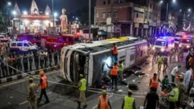 Two Killed, 21 Injured as Jaipur-Bound Sleeper Bus Overturns in Karol Bagh