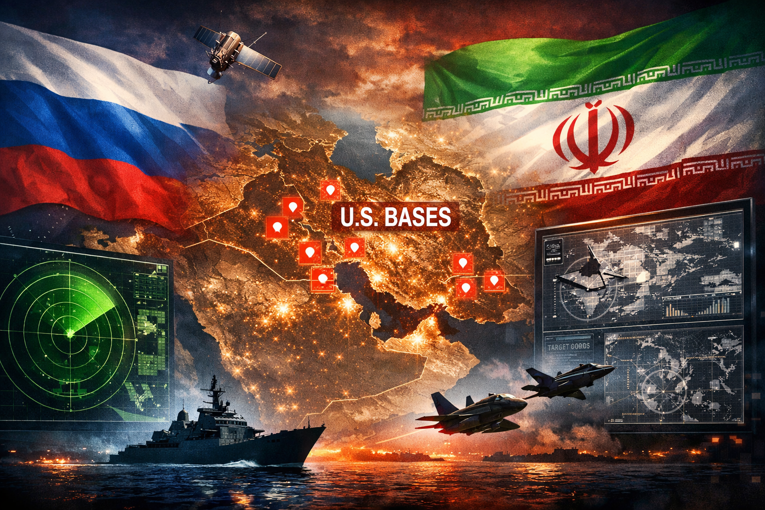 Russia Accused of Sharing Intelligence With Iran on US Military Targets Amid Escalating Middle East Conflict