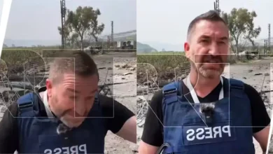 Watch: Israeli Missile Strikes Metres Behind Russian Reporter Live On Air In Lebanon