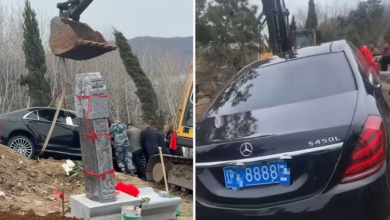 A Rs 1.49 crore Mercedes was buried with a deceased person in China. (XShanghaiDaily)