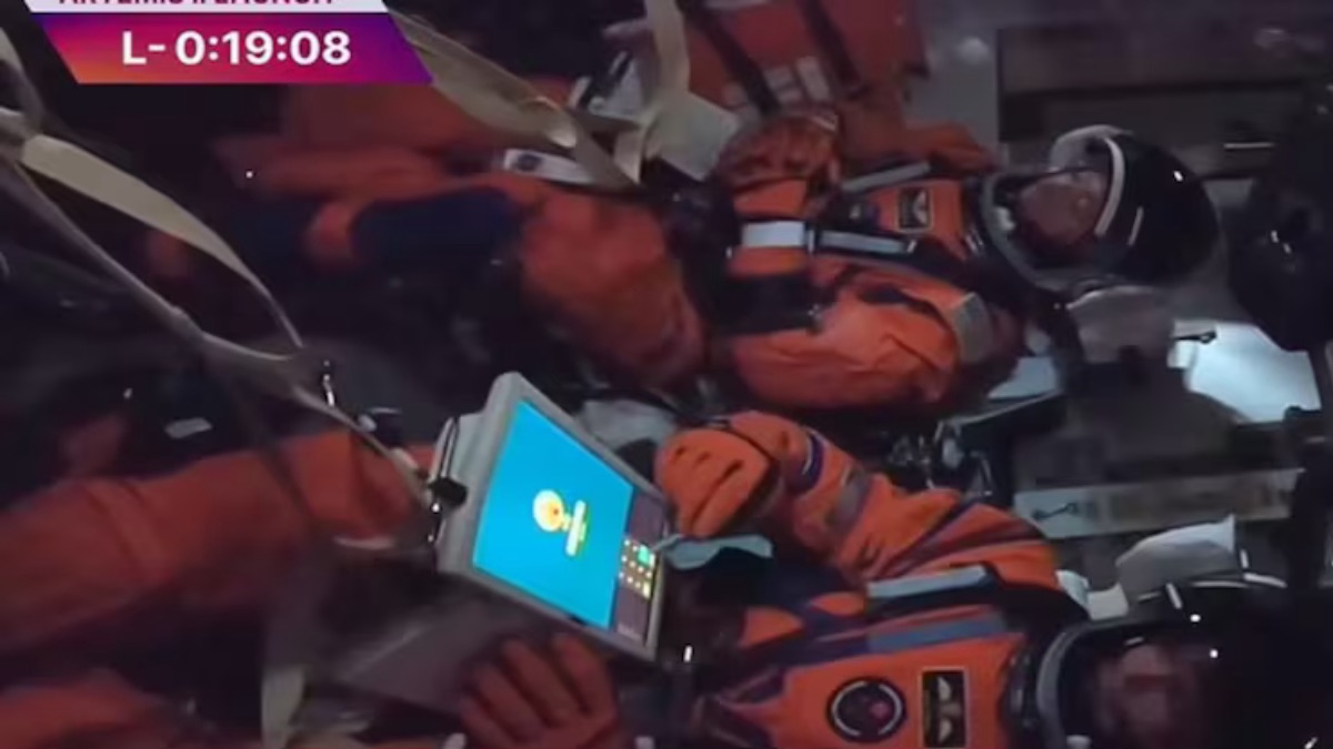 Artemis II Commander Flashes Tablet PIN to Millions Watching Live Launch