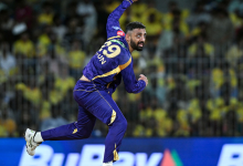 KKR’s Varun Chakaravarthy (PHoto: ANI)